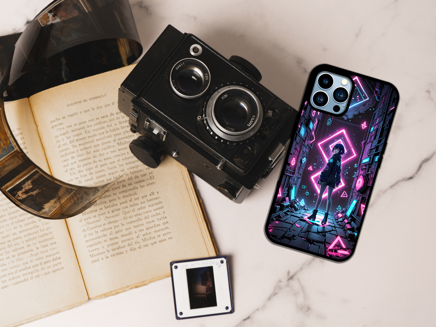 Neon Gamer’s Alley - Cyberpunk Vibes Phone Case