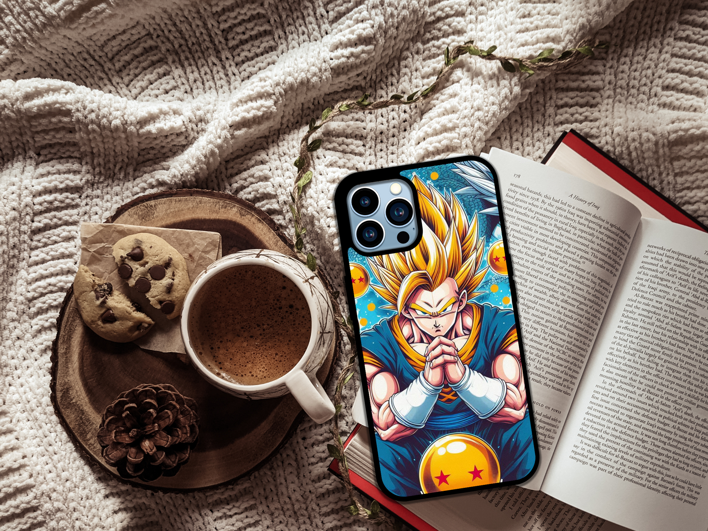 Goku Super Saiyan God Phone Case