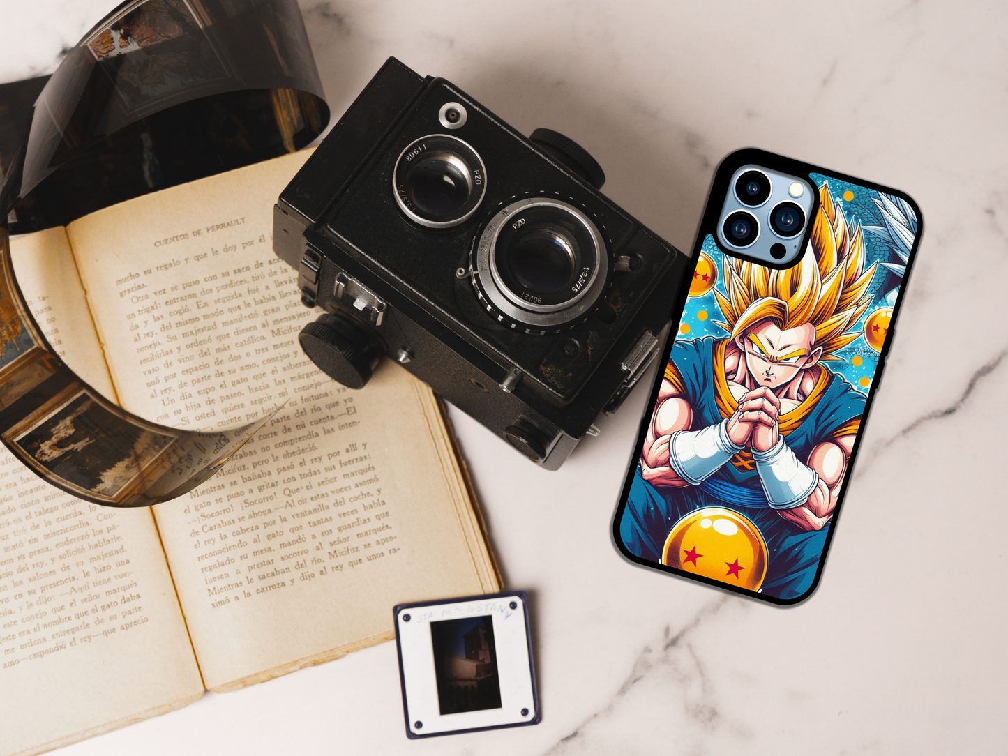Goku Super Saiyan God Phone Case