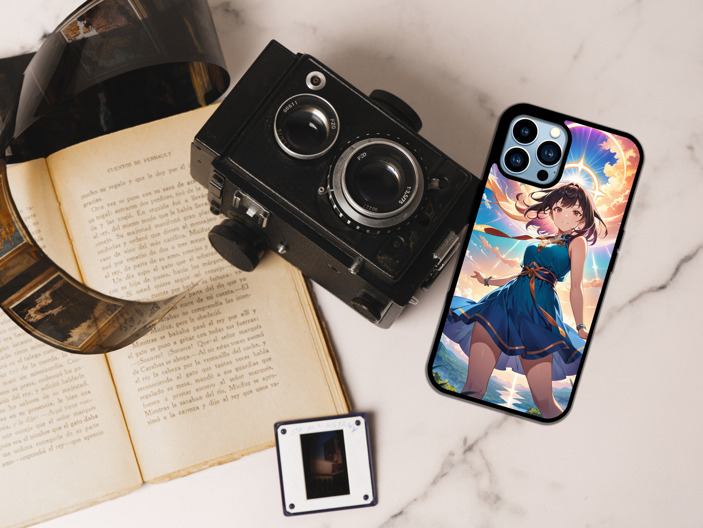 Anime Blue Queen Phone Case