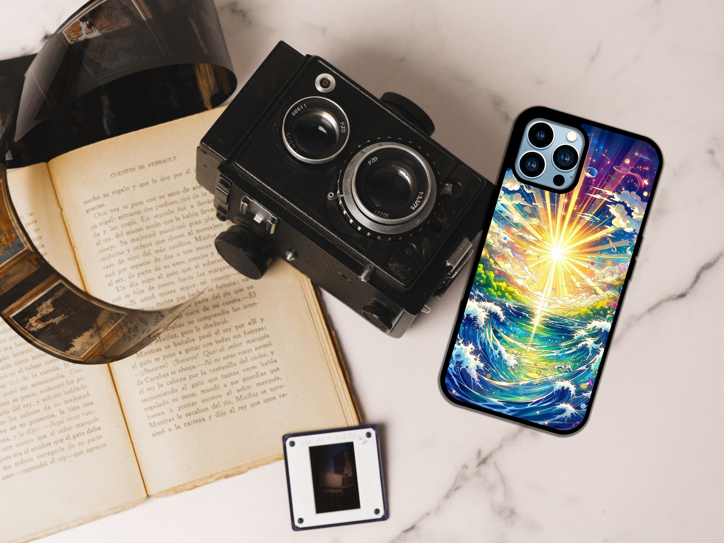 Solar Surge – Cosmic Ocean Phone Case